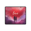 Couple Silhouette Love Desk Mat – Romantic large mousepad with matching couple silhouette, perfect for gaming or office use
