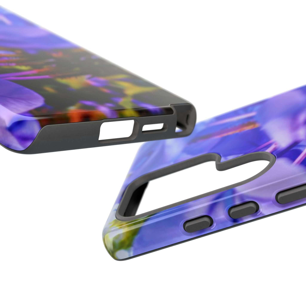 Blue Hydrangea Stem Protective Tough Case