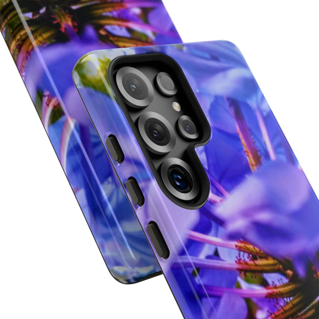 Blue Hydrangea Stem Protective Tough Case