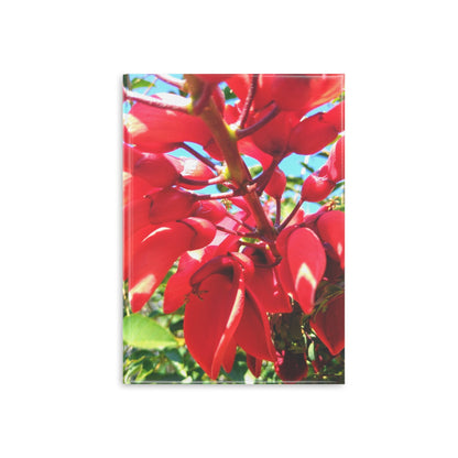 View details for Floral Hardcover Notebook — Tropical Red Blossom Puffy Cover Floral Hardcover Notebook — Tropical Red Blossom Puffy Cover