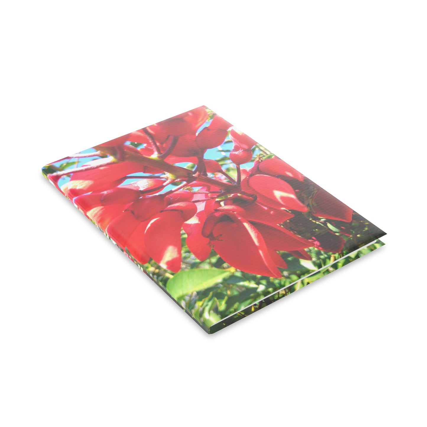 View details for Floral Hardcover Notebook — Tropical Red Blossom Puffy Cover Floral Hardcover Notebook — Tropical Red Blossom Puffy Cover