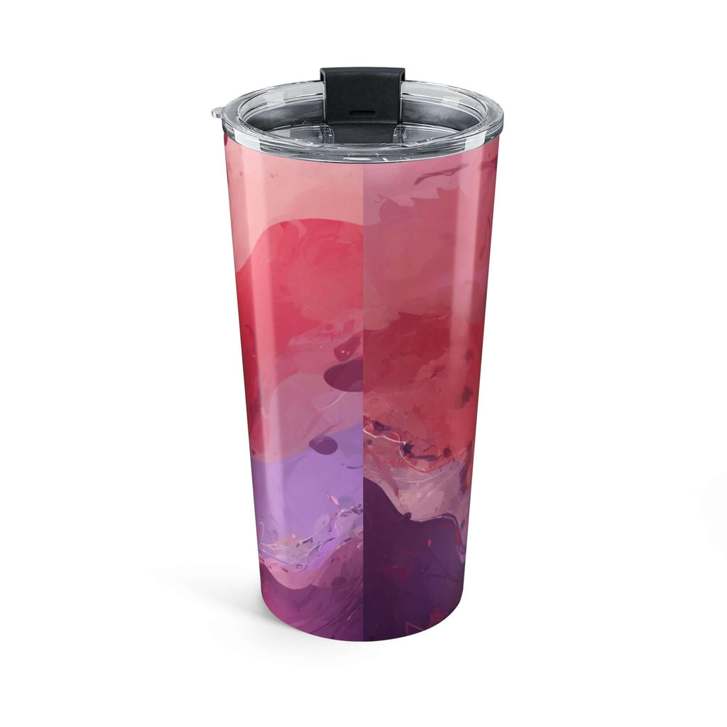 Couple Silhouette Love Tumbler 20oz Romantic Red Ombre