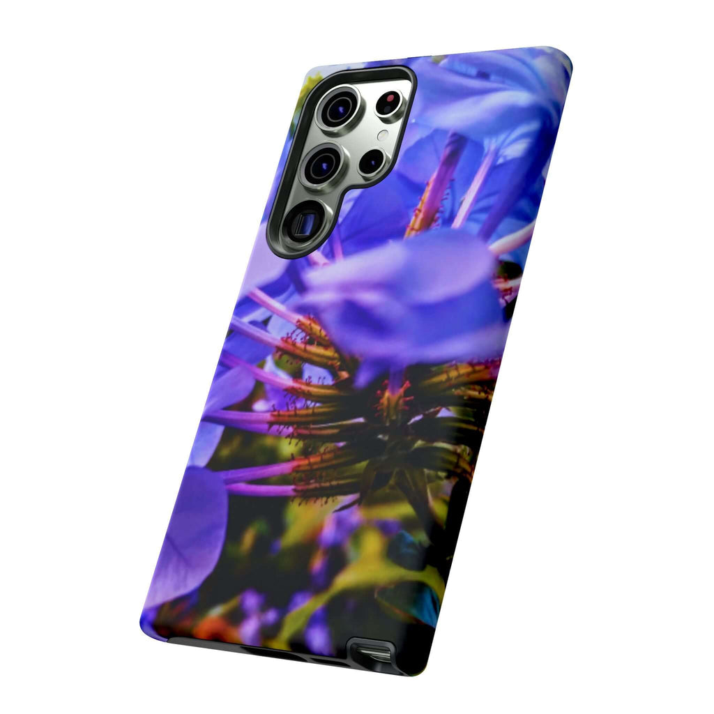 Blue Hydrangea Stem Protective Tough Case