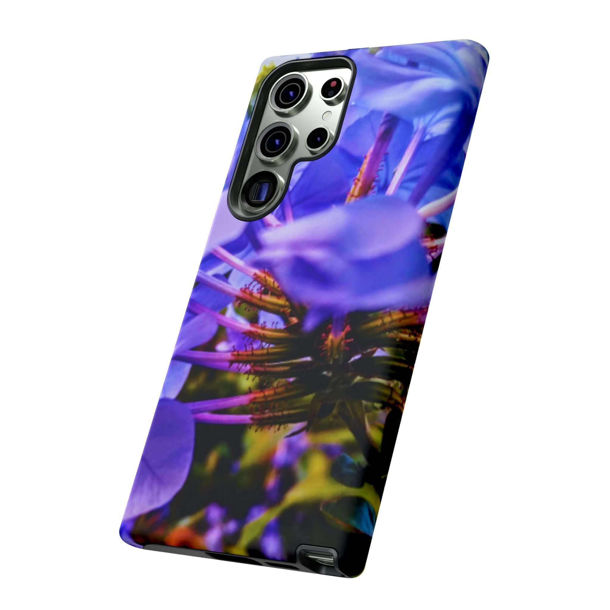 Blue Hydrangea Stem Protective Tough Case